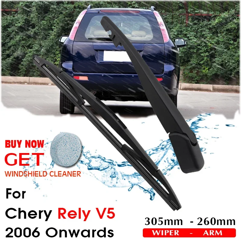 

Car Wiper Blade Rear Back Window Windscreen Windshield Wipers For Chery Rely V5 Hatchback 305mm 2006 Onwards Auto Accessories
