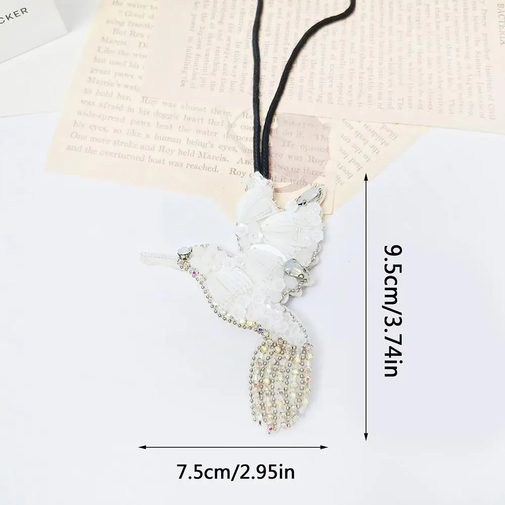 HOT Handmade 3D Sequin Rhinestone Beading Hanging Rope Crystal Patch Cute Coconut Tree Clothing Diy Decoration Charm Applique