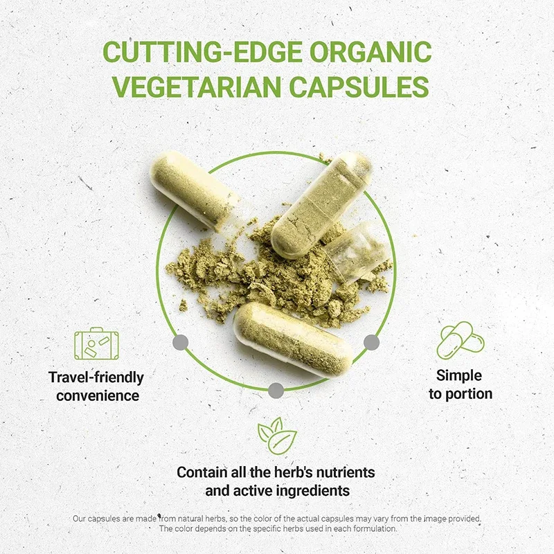 60 Capsules, Made From Organic Vegetarian Food and Turmeric Root, To Help Maintain Good Health