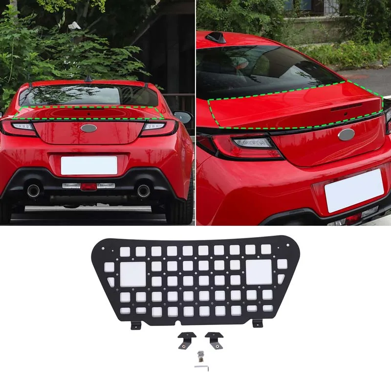 Tailgate Mounted Storage Bracket Rear Tail Gate Hanging Support Rack Organizer For Toyota GR 86 ZN8 Subaru BRZ ZD8 2022-2026