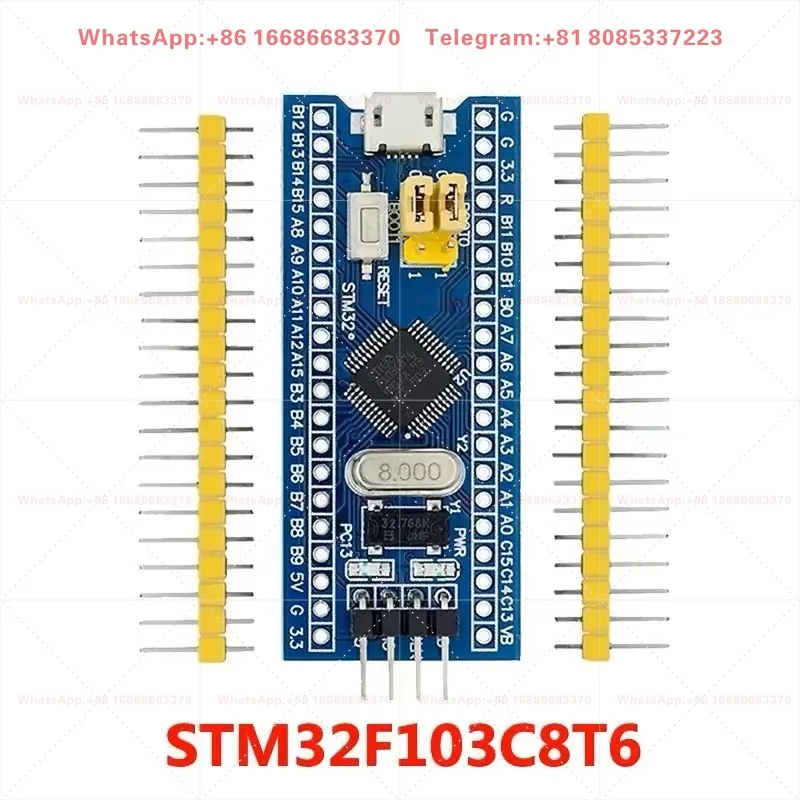 10PCS STM32F103C6T6 STM32F103C8T6 ARM Microcontroller Minimum System Development Learning Circuit Board Parts