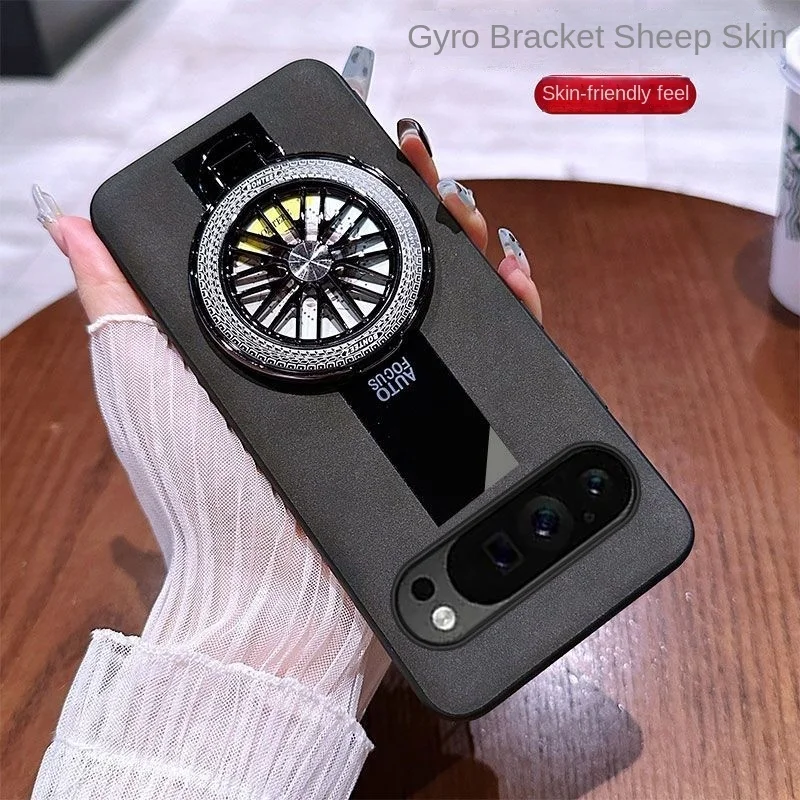 สำหรับพิกเซล 9 10 โปร XL หนังกระจกแม็กเซฟสำหรับกูเกิลพิกเซล 9 10 โปร XL 8A 8 โปร 9a กรณีแม่เหล็กกันกระแทกผู้ถือ