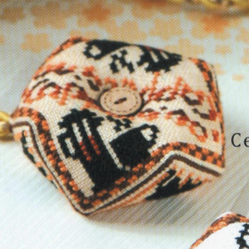 P65 Наборы для вышивки крестом Наборы для вышивания крестиком Набор для рукоделия ниток Булавка Игла Подушка Biscornu Счетная вышивка крестиком