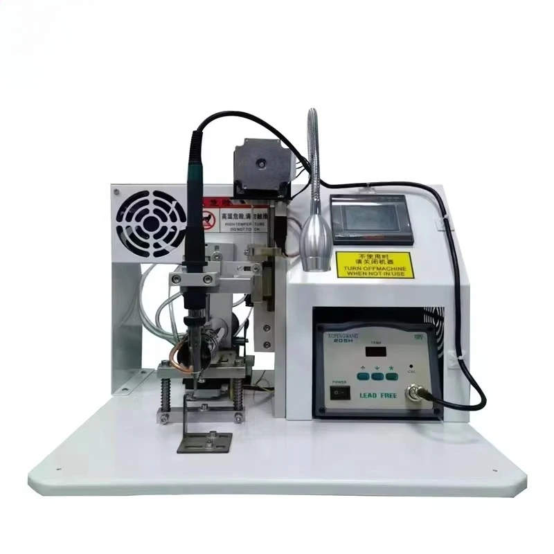 Semi Automatic Soldering Machine Electric Type PCB Board Tin Welding USB Data Cable Plug Socket Head Spot Soldering Machine