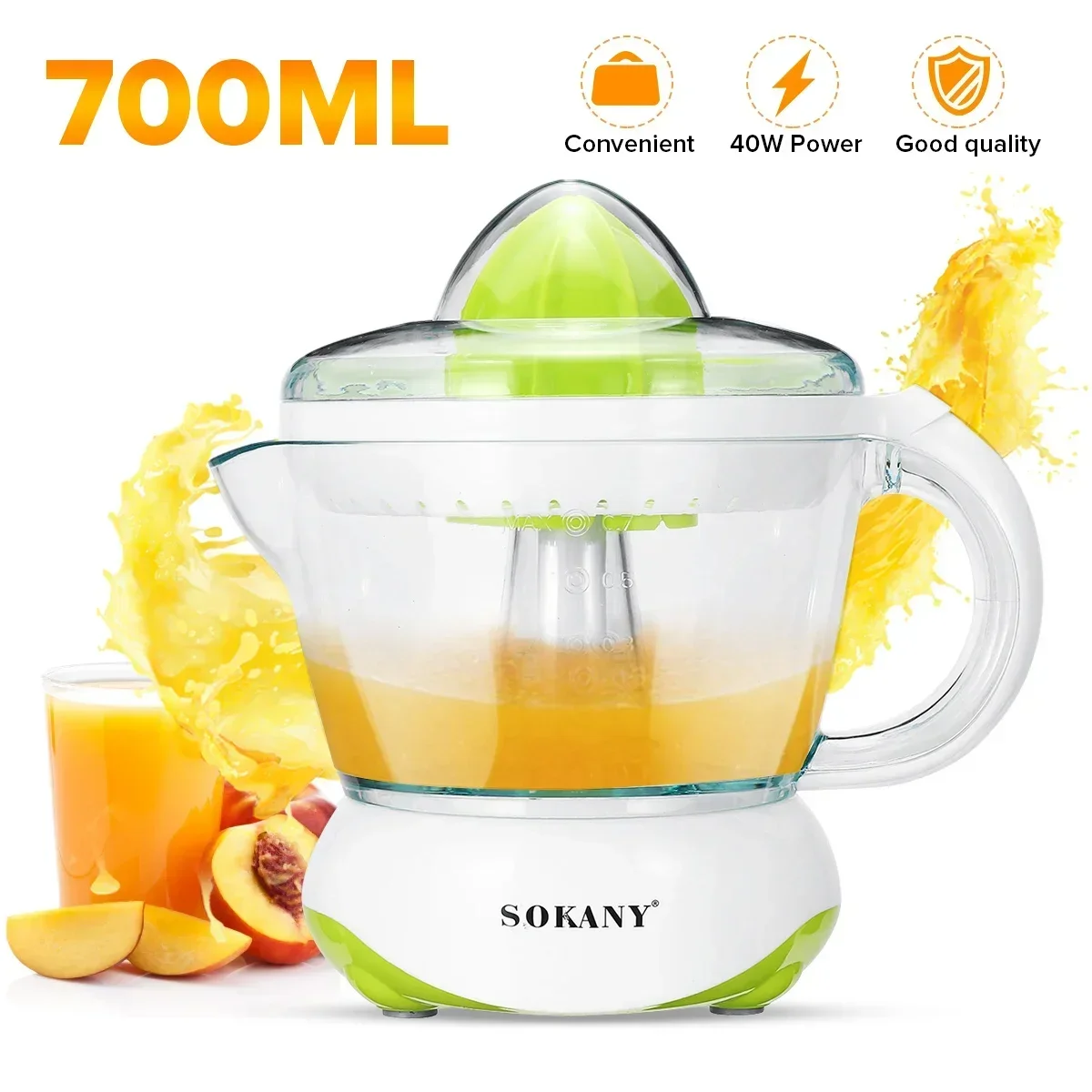 700ml Household portable Juicer Electric Orange Lemon Fruit Squeezer Extractor Mini  Lemon Juicer Fruit Press Machine 220-240V