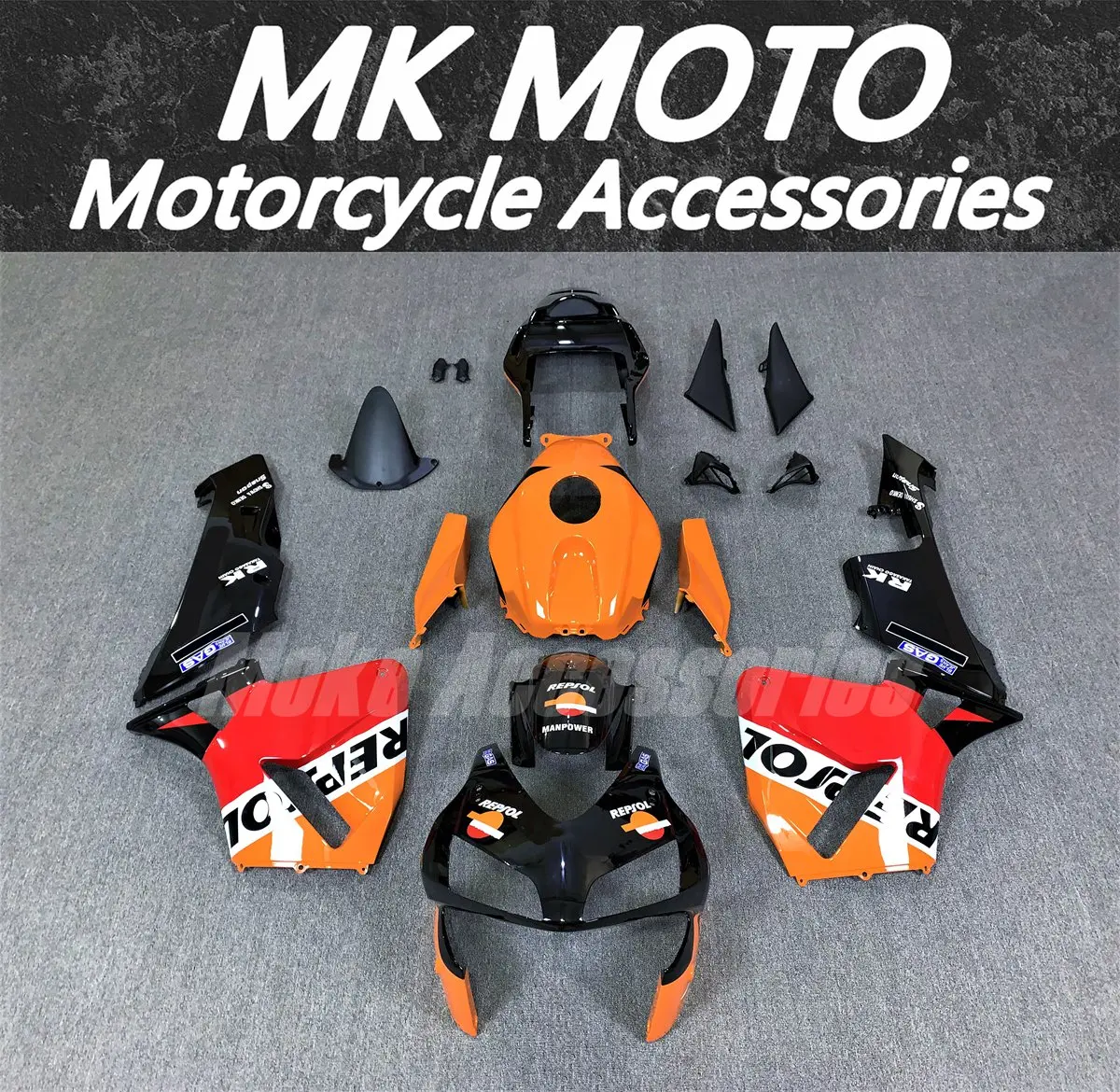 

Motorcycle Fairings Kit Fit For Cbr600rr 2003-2004 Bodywork Set High Quality Abs Injection New Black Red