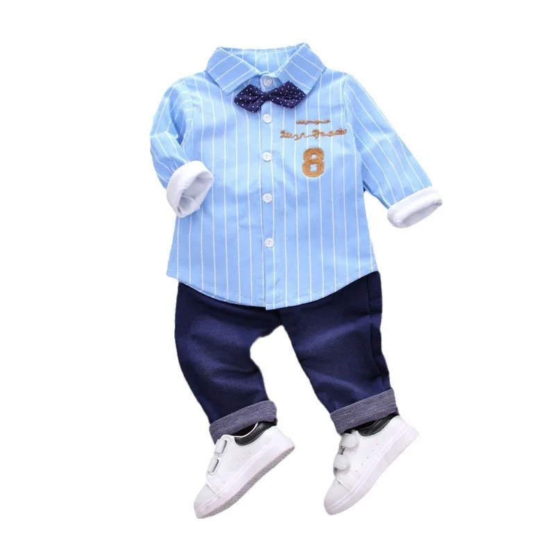 New Spring Autumn Baby Clothes Suit Children Boys Casual Shirt Pants 2Pcs/Sets Kids Outfits Toddler Costume Infant Tracksuits