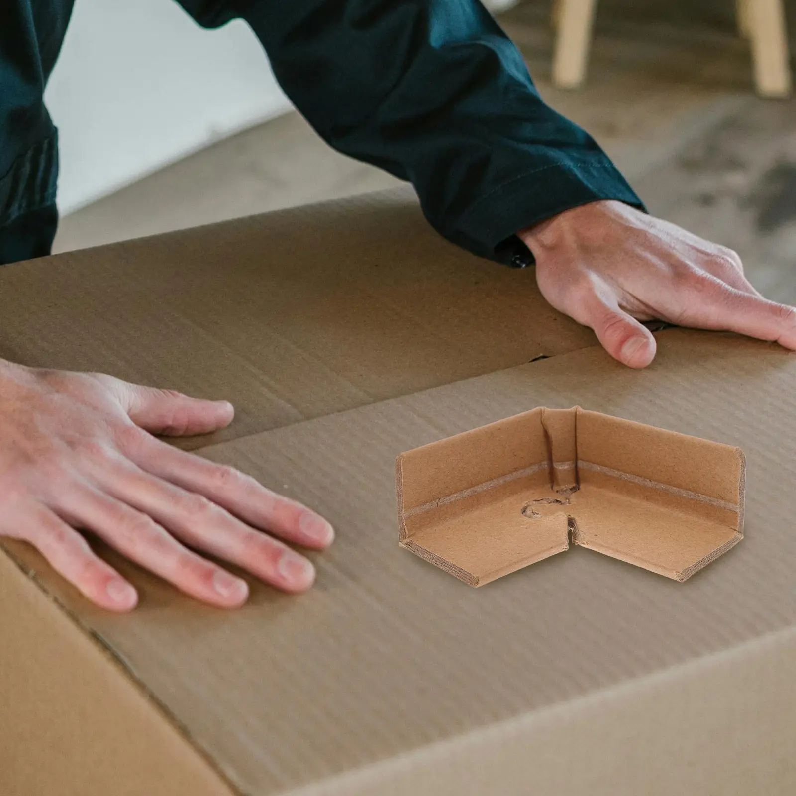 

20Pcs Lock Buckle Paper Corner Protector Three Sided Shipping Box Carton Edge Guards Packaging Moving Protection