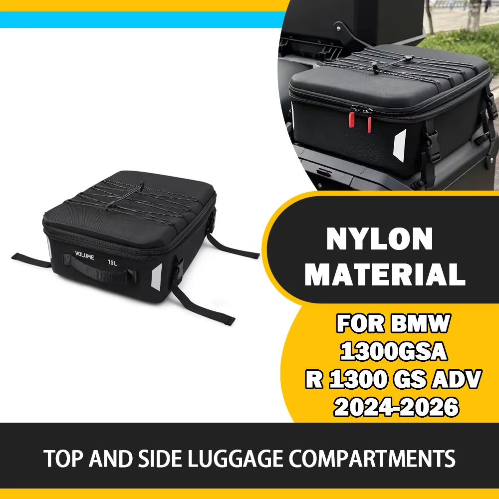 For BMW 1300GSA R 1300 GS ADV 2024-2026  Motorcycle Side Top Box Luggage Bags Additional Bags Adventure Top Pack Accessories