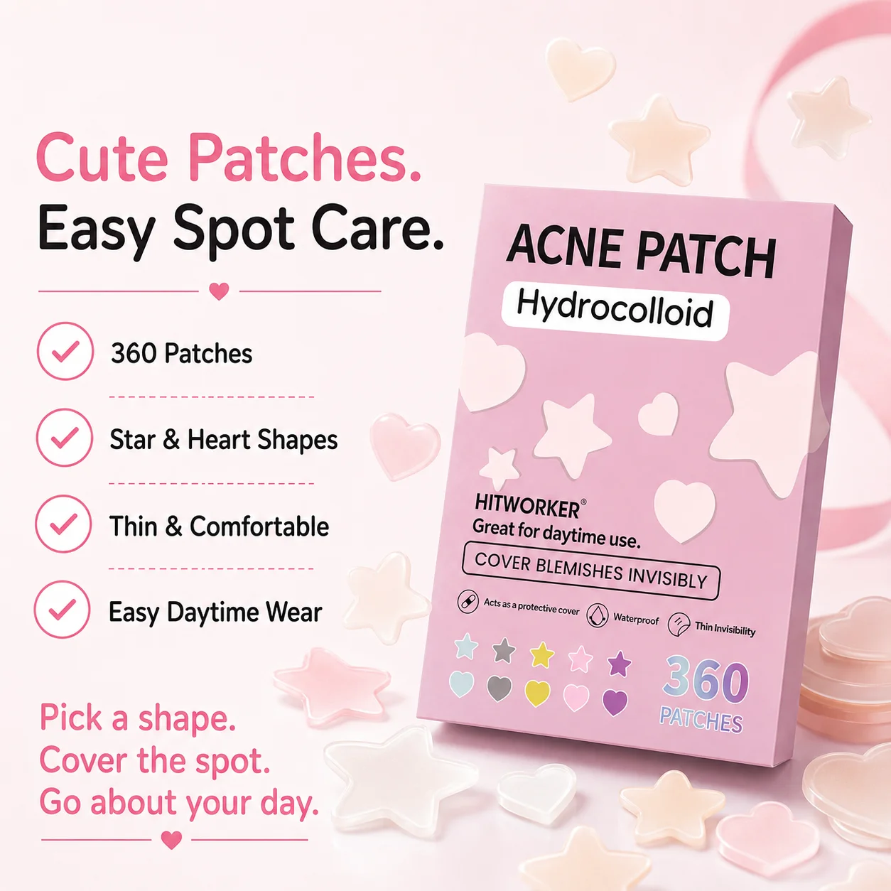 360 Parches Hidrocoloides para - Skincare Oil Control reseña y precio