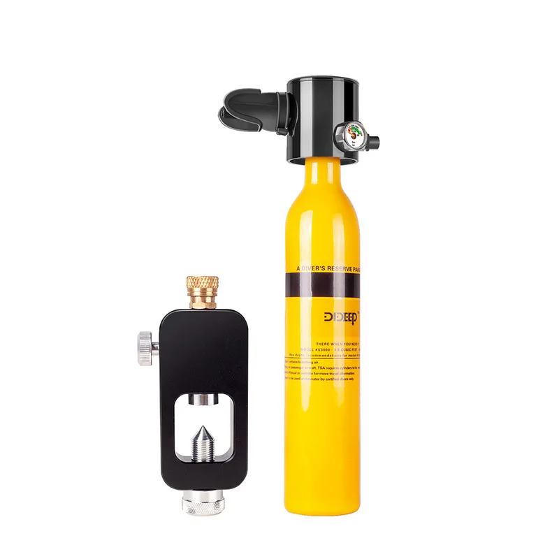 DIDEEP scuba, mini oxygen bottle diving teaching, underwater breathing apparatus, swimming equipment, breathing oxygen tank