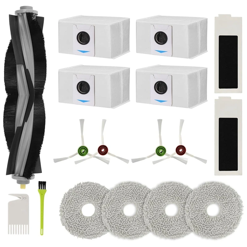 Ecovacs Deebot Robot Aspirador Peças de Reposição, Escova Lateral Principal, Filtro Hepa, Mop Pads, Sacos De Pó, T20, Omni, T20