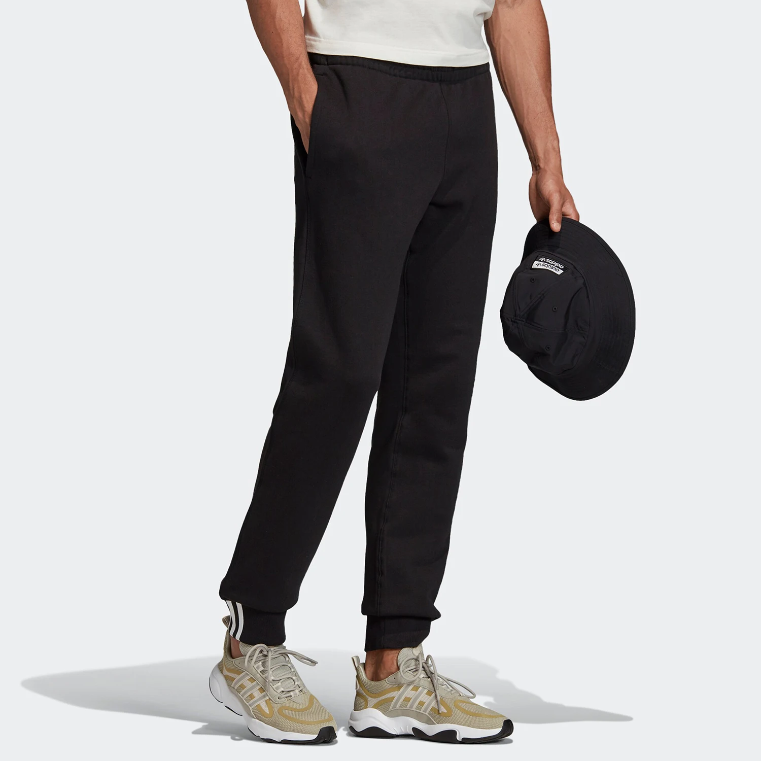 Adidas Authentic Current Season New Three Leaves Men's Casual Sports Pants FM2257