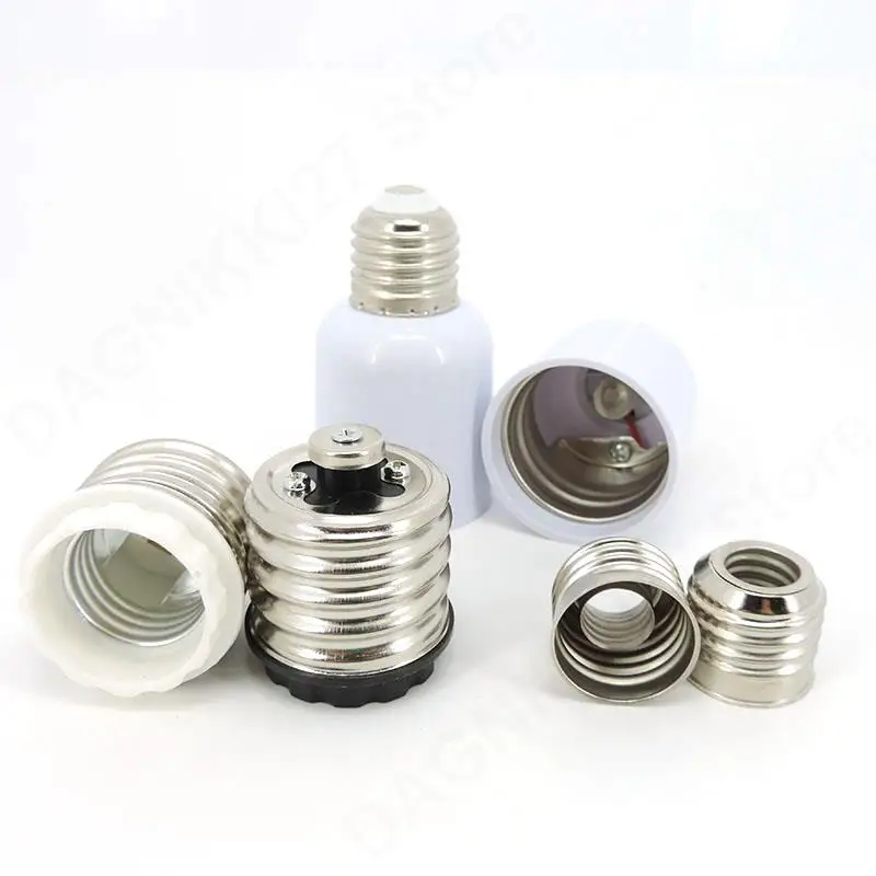 E27 To E40 to E27 e14 Base power Adapter Holder led Lights lamp bulb power socket CFL Halogen Adapter Converter V27