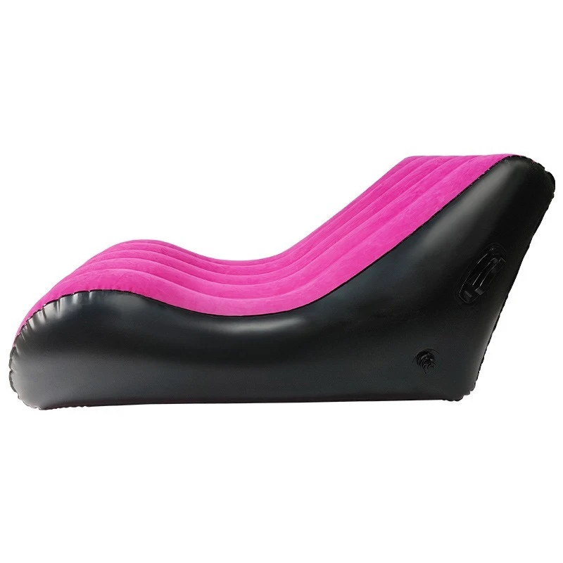 

Flocking sofa bed Portable air recliner, outdoor inflatable sofa