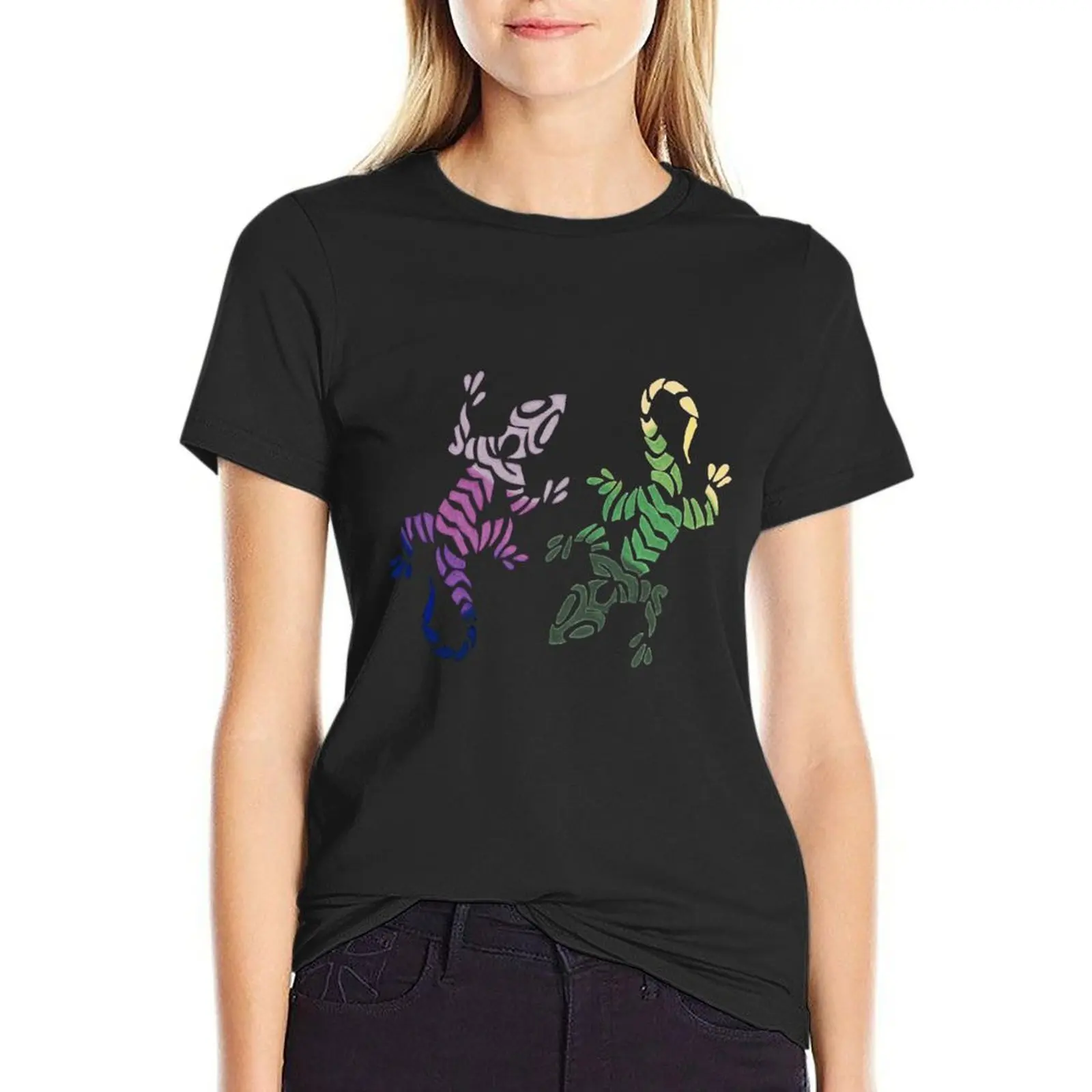 

Gecko T-Shirt new edition plus size tops tops summer tops t shirt dress Women
