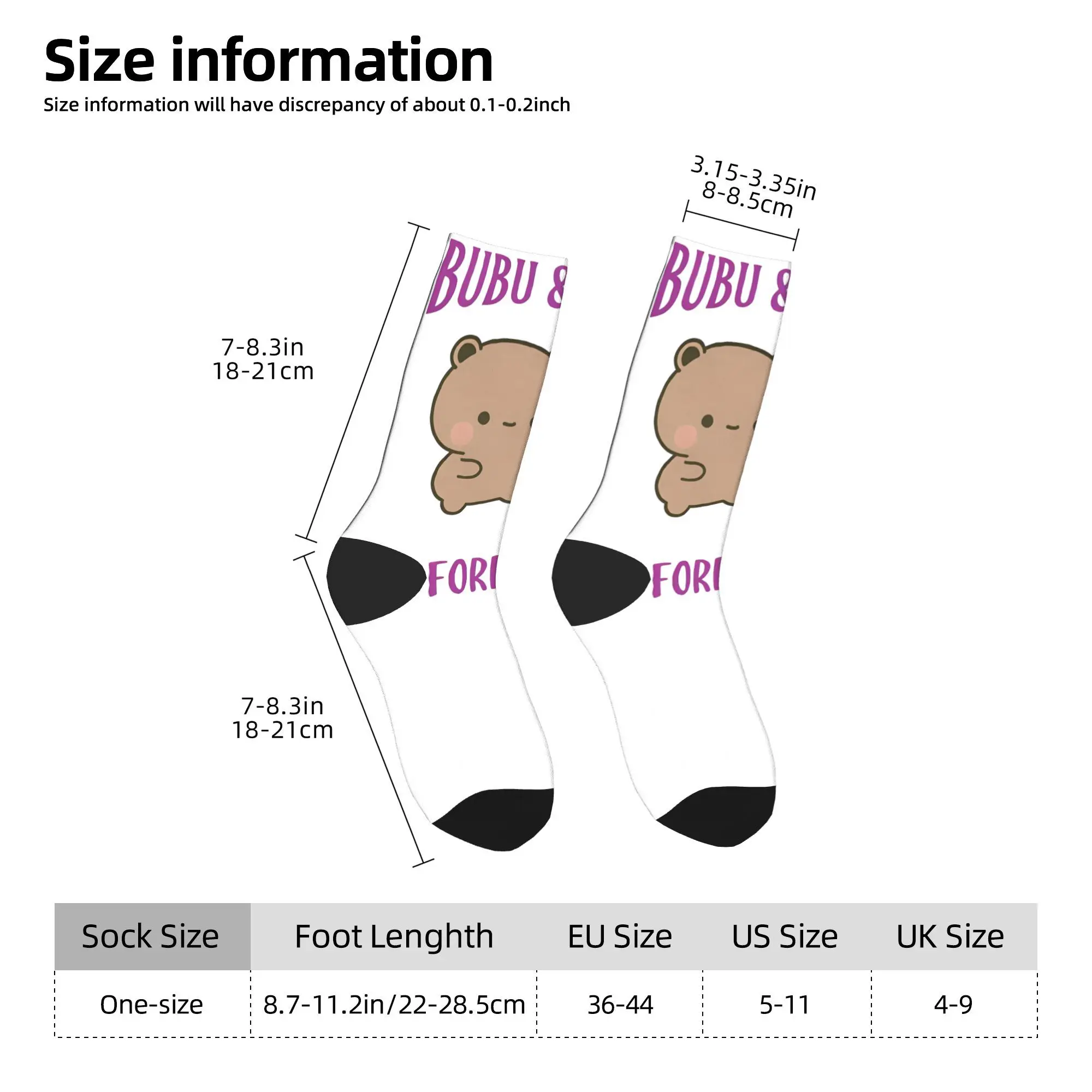 Calzini Dudu Bubu Calze invernali Novità Calzini morbidi e traspiranti da uomo unisex Design da corsa Calzini sportivi antiscivolo