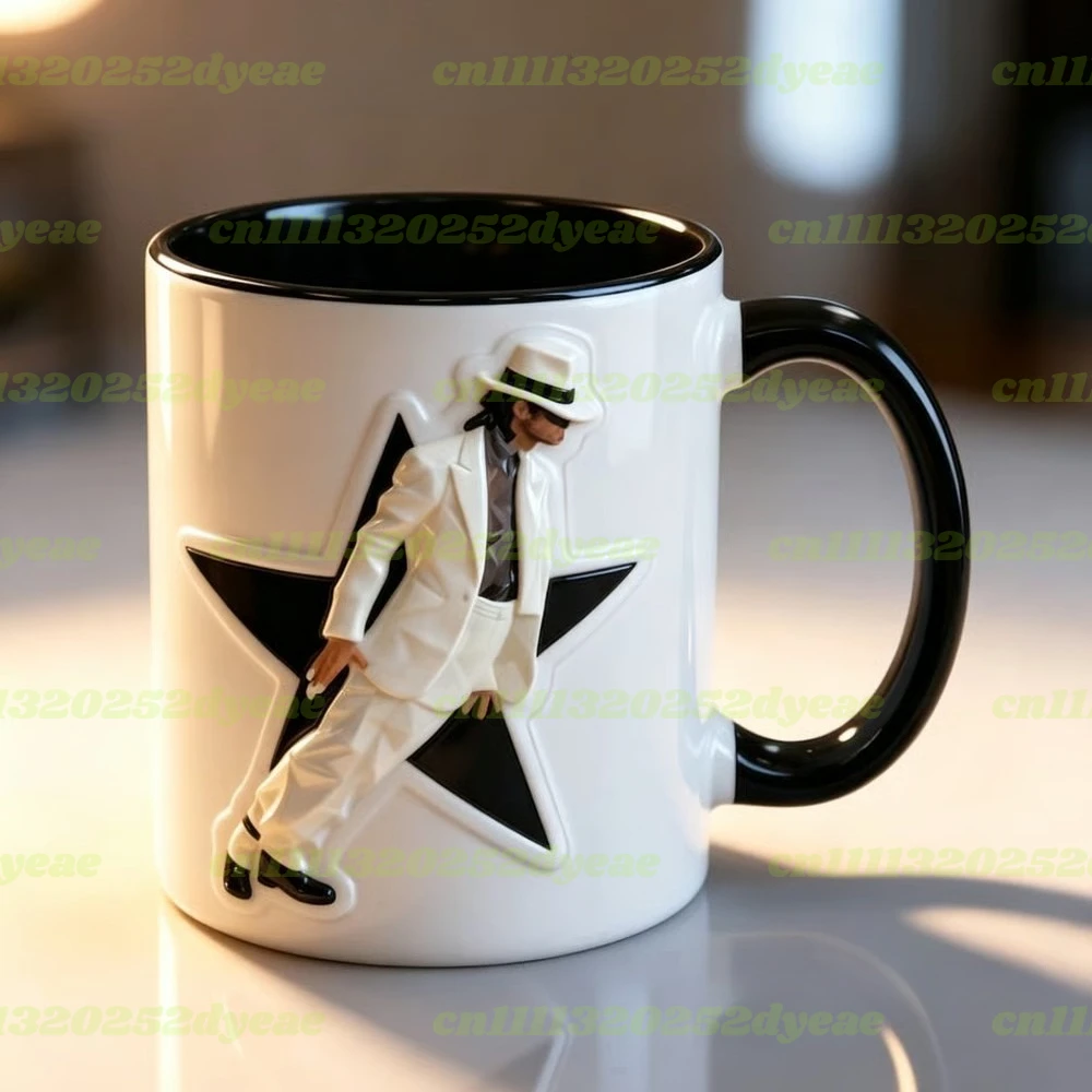 Mug Michael Jackson 2026, Mug à café Le Roi de la Pop, Mug Danse MJ, Cadeau pour les Amateurs de Musique 15oz