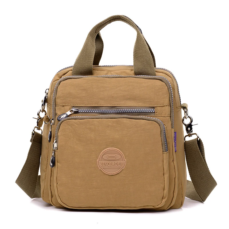 Sac à Bandoulière en Nylon Oxford pour Femme, Sacoche Décontractée, Multifonction, Couleur Unie, Nouvelle Marque, 2024