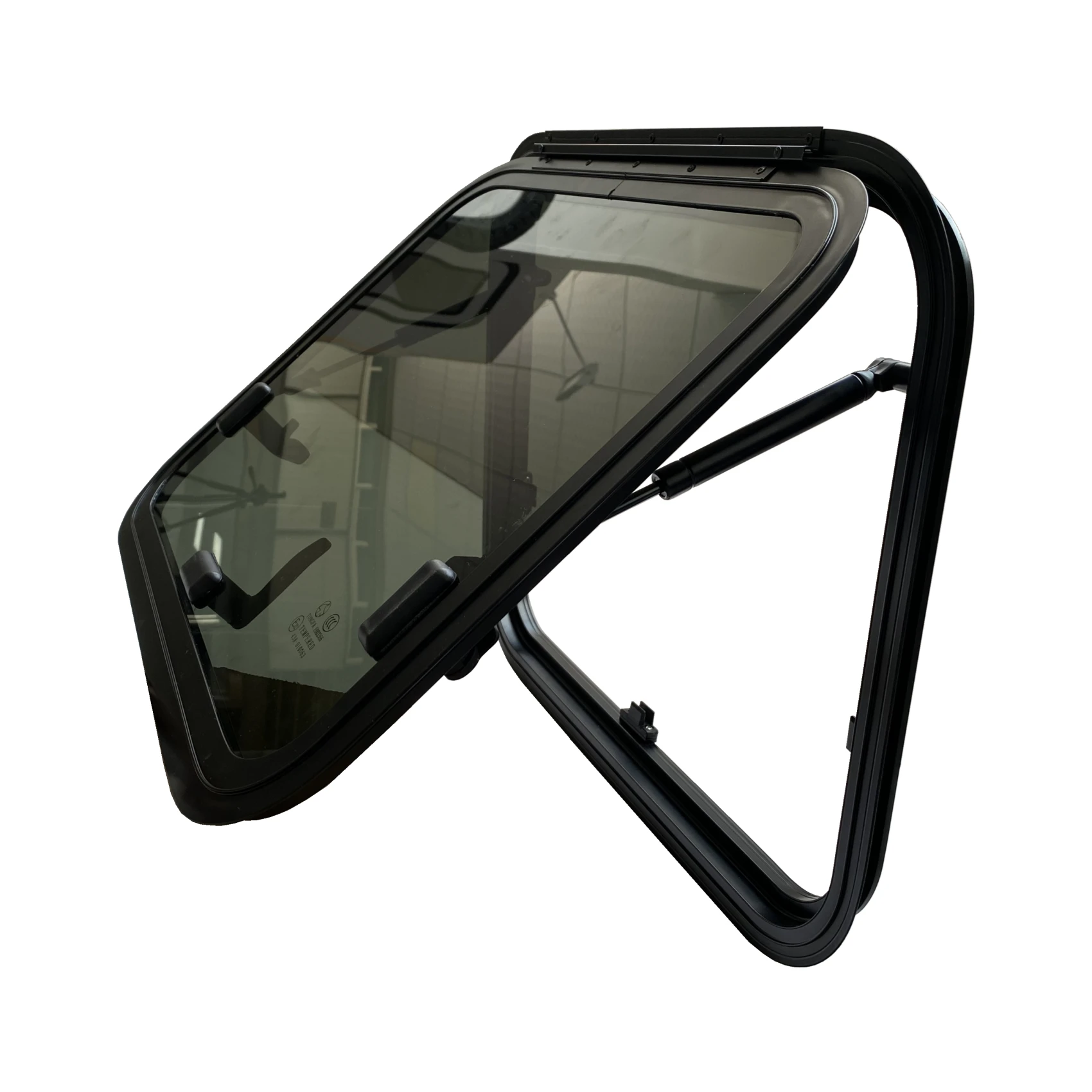 Cheap Tempered Glass Rv Motorhome Trailer Caravan Push Window Hinged Window With Fly Screen And Shade
