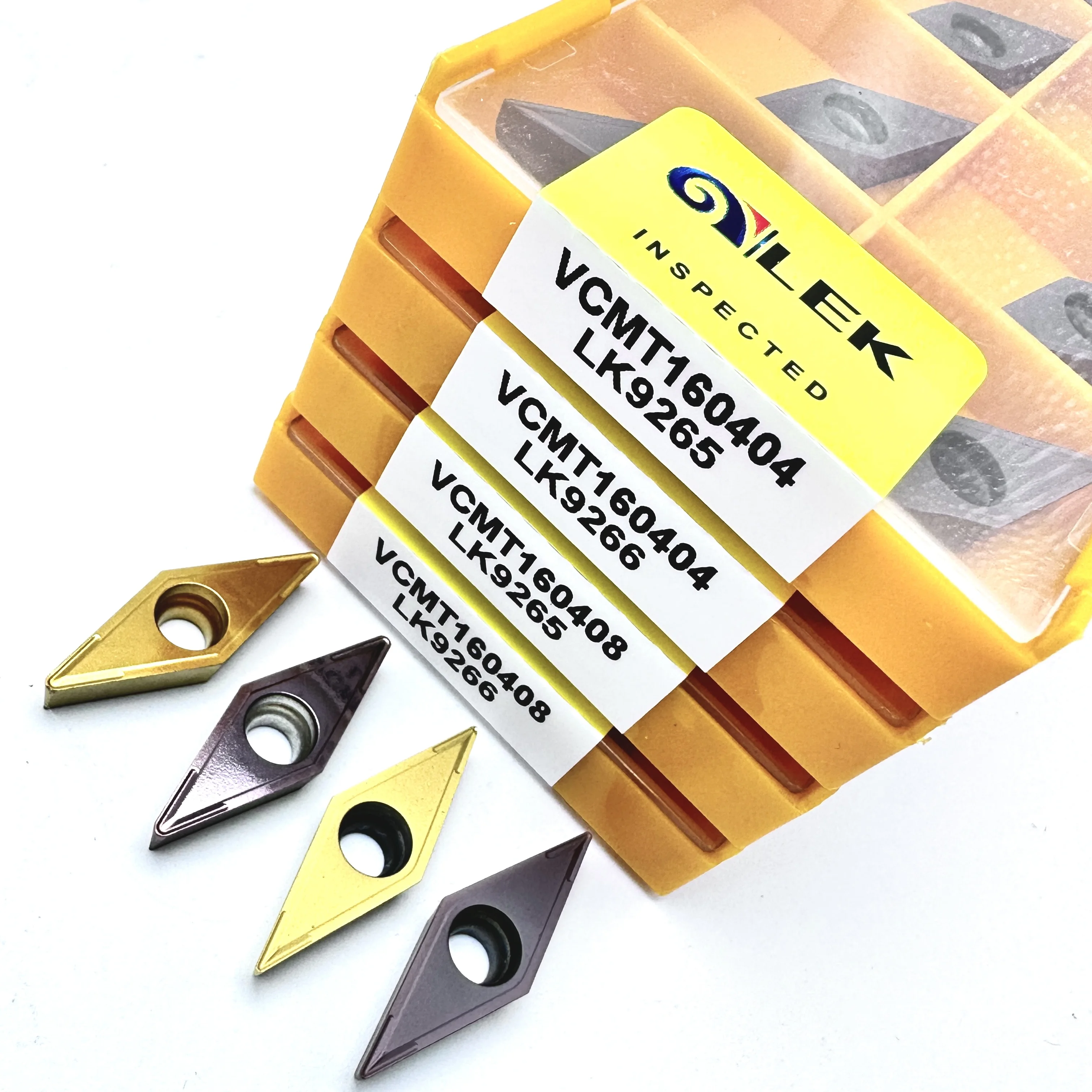 VCMT160404 VCMT160408 LK9265 High Quality External Turning Tool Carbide Inserts Lathe Tools Steel Processing CNC Cutting Tools