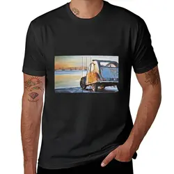 Wreckless Abandonment Art Citroen 2CV Bootlid Number 28 T-Shirt tees korean fashion oversized t shirt men