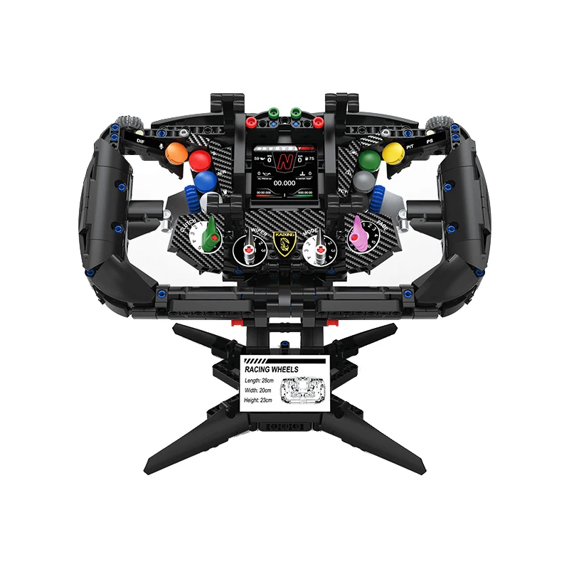 

IN STOCK MOC Technical Supercar Steering Wheel Building Blocks Bricks Assembling Model DIY Toys for Children Birthday Gift Set