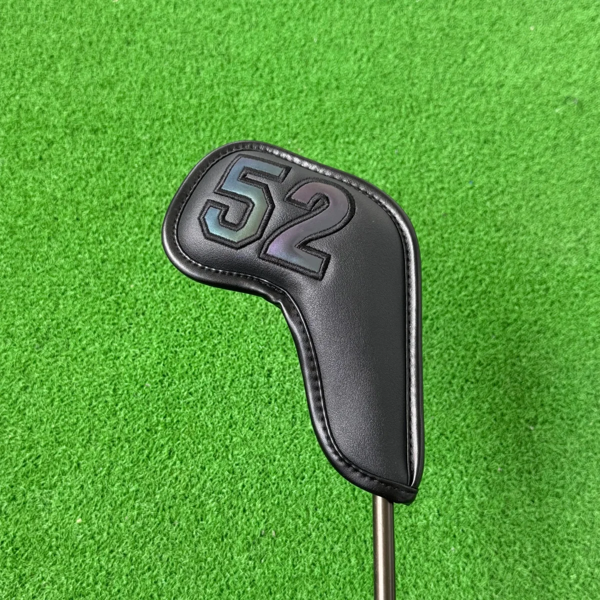 Magnetic Sand Wedge Cover Wedges Loft 48-60 Golf Club Head Cover Pu Leather Head covers For Sand Wedges Big Number Long Neck