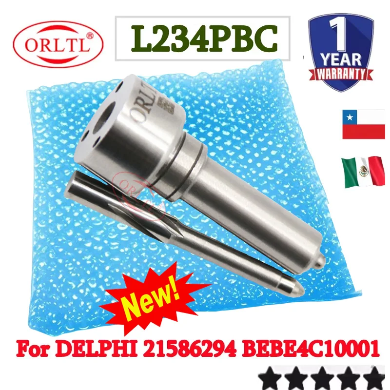 

ORLTL L 234 PBC L234 PBC Высококачественная форсунка Common Rail дизельного топлива L234PBC для DELPHI 21586294 BEBE4C10001