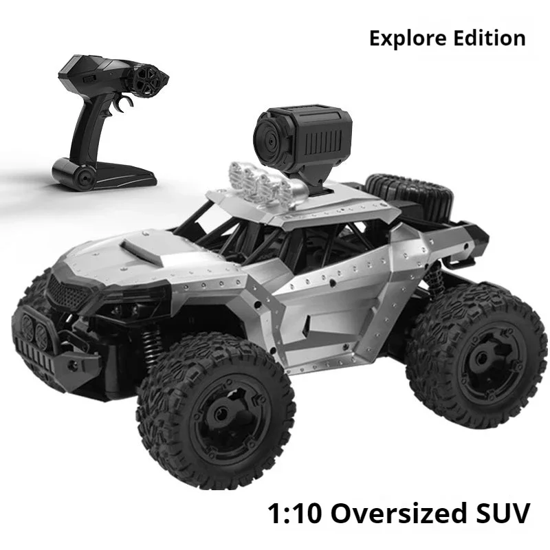 

cool stuff funny gift-1:10 climbing off-road rc cars,WIFI HD camera rc truck,2.4G remote control car toy,kids toys,monster truck