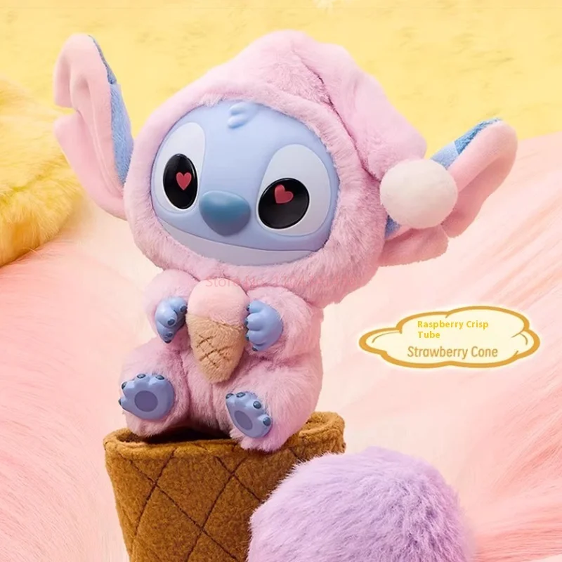 100% Echte Stitch Eat Something Before Sleep Series Blind Box Toy Mystery Box Anime Figuur Stitch Doll Hanger Ornamenten Geschenken