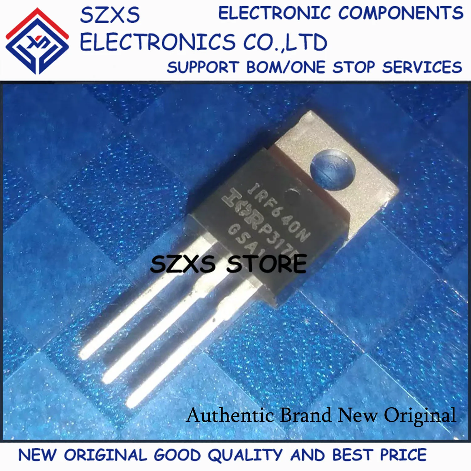 New Original 10Pcs IRF640NPBF IRF640N TO-220 200V 18A MOSFET Field-Effect Transistor In Stock Electronic Components Good Quality