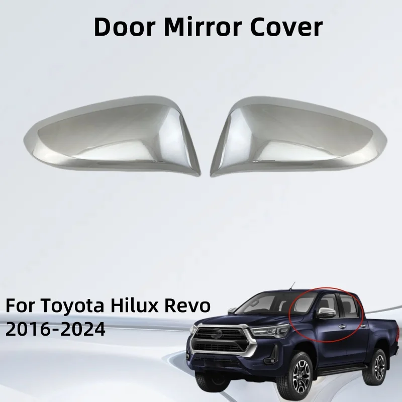 

Car Stickers Cars Accessories Door Mirror Cover For Toyota Hilux Revo 2016 2017 2018 2019 2020 2021 2022 2023 2024
