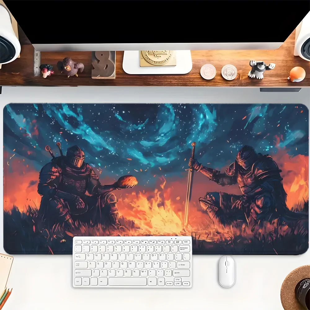 

Cute Desk Mat Anime Warriors Artisan Mouse pad Rubber Mouse Pads Anime Mousepads Cute Desk Accessories Laptop Accessories