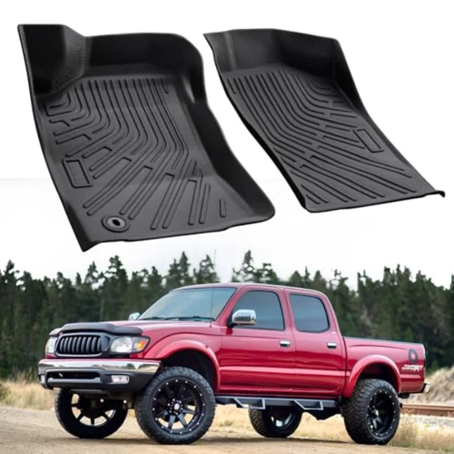 

Car Floor Mats for Toyota Tacoma 19952004 Not Fit Double Cab All Weather Custom Fit Heavy Duty Rubber Liner Car Accessories in