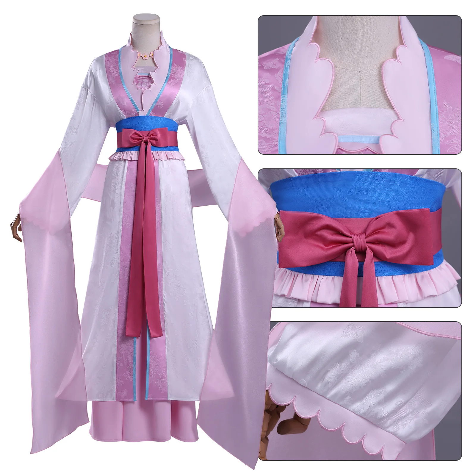 

In Stock Anime The Apothecary Diaries Lishu Cosplay Costume Wig Hanfu Dress Headwear Earrings Women Girls Kusuriya