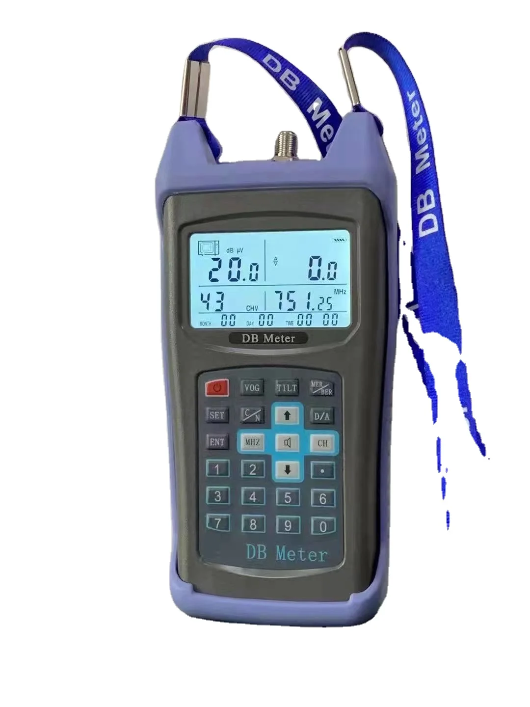 MS9802Q Digital Signal TV Field Strength Meter Support DVB-C Signal Strength Measurement 46MHz-870MHz