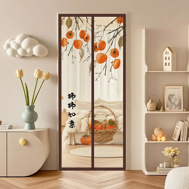 Anti-Mosquito Net Curtain Screen Door Automatic Closing Magnetic Mosquito Net Invisible Door Mesh Anti Bug Fly Partition Curtain