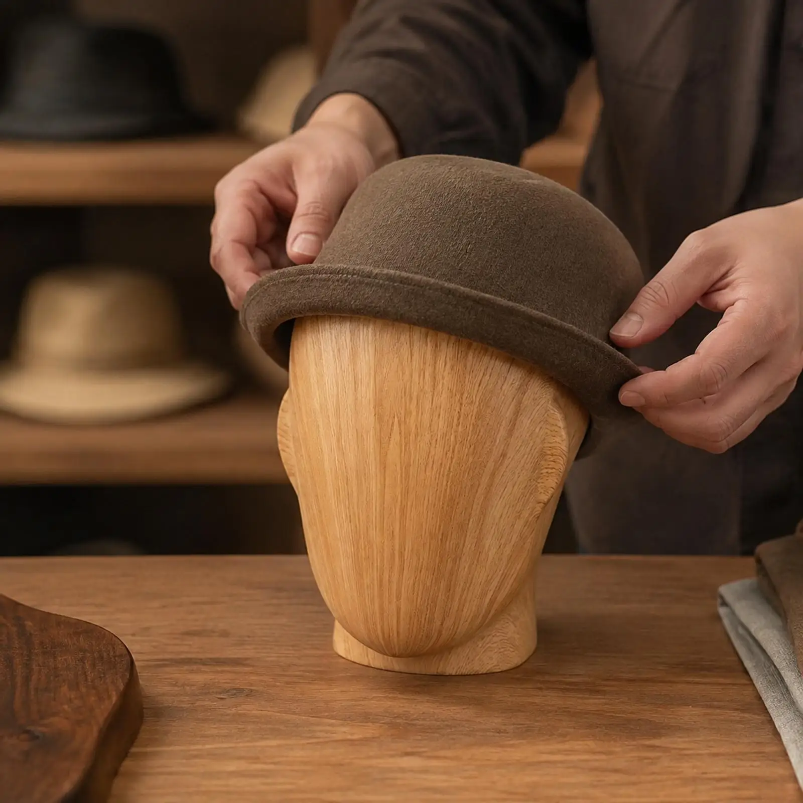 Hat Display Mannequin Head Male Plastic Head Form for Retail Shop Headwear Presentation Stand