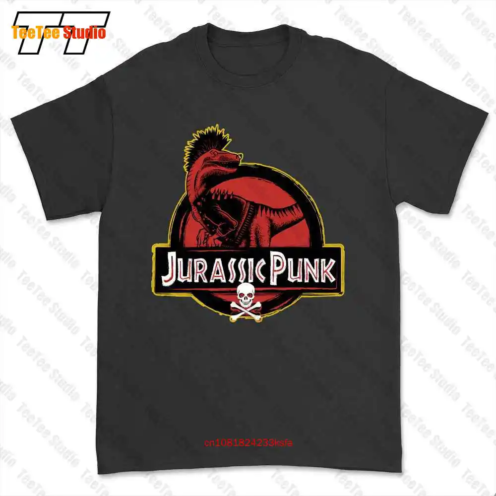 Jurassic Punk Park Movie Parody Dinosaur Music Punk T-shirt Tee JDZW