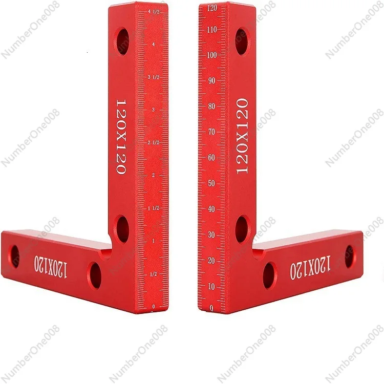 

Woodworking Ruler Positioner Fixture Right Angle 90 Degree Positioning Triangle Ruler Block Right Angle Clip
