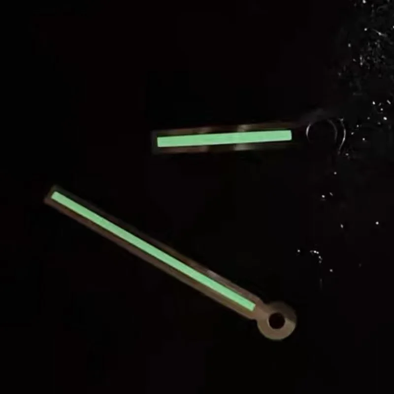 High Quality Modified New Green Luminous Silver/Blue 9.5mm*14mm*14mm Watch Hands Watch Accessories for NH35/NH36/4R/7S Movement