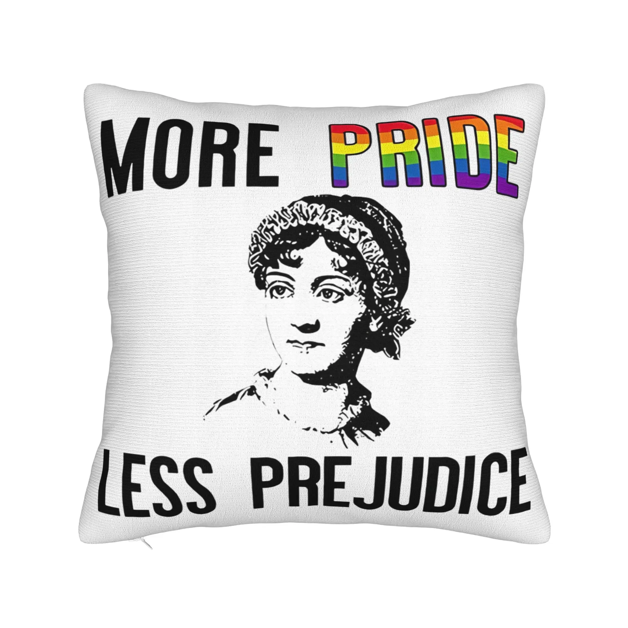 More Pride Less Prejudice  Pillow Covers Stuff Soft Cushion Cover Gift  Pillow Case Cover Home Multi Size