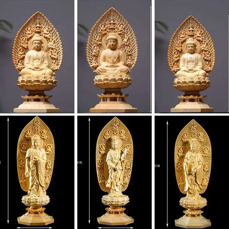 

Solid Wood Bodhisattva Statue, High Grade, Giant Buddha Statue, Home Decoration