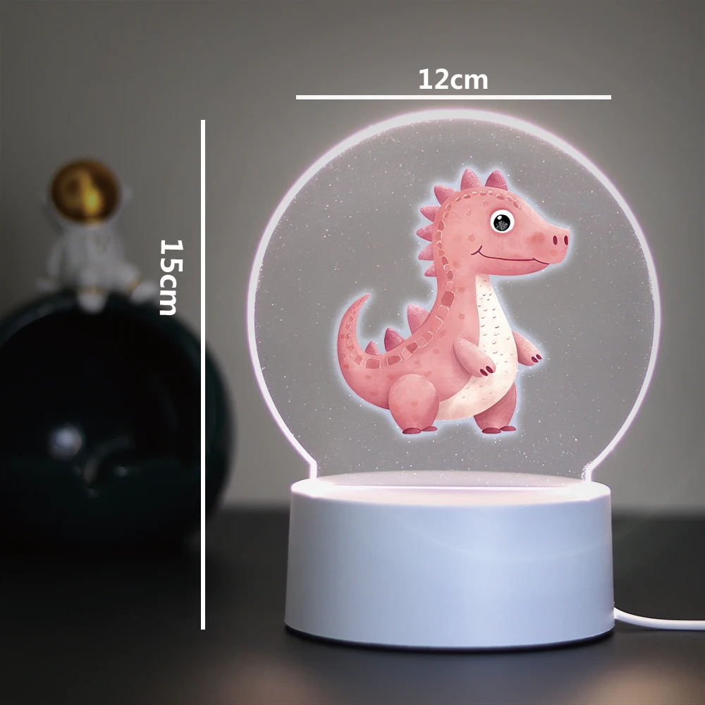 Dinosaur Children Bedroom Decor 3D Lamp For Home Room Decoration Nightlight 3D Led Creative Table Bedside Lamp