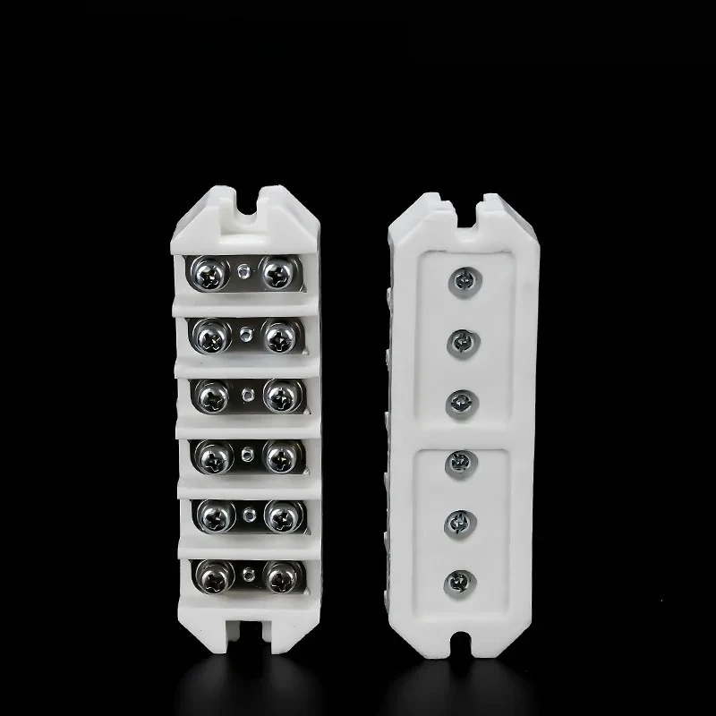 Dental Materials Ceramic Terminal Block 1P-6P Ceramic Wiring Harness Dental Laboratory  Dentistry Products