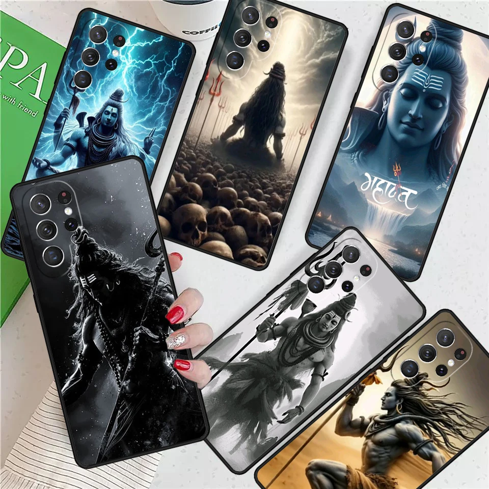 Lord Shiva M-Mahadev Of For Samsung Galaxy S24 Ultra S21 S22 S8 S9 S10E Note 10 20 Plus FE S23 Phone case Cover Coque