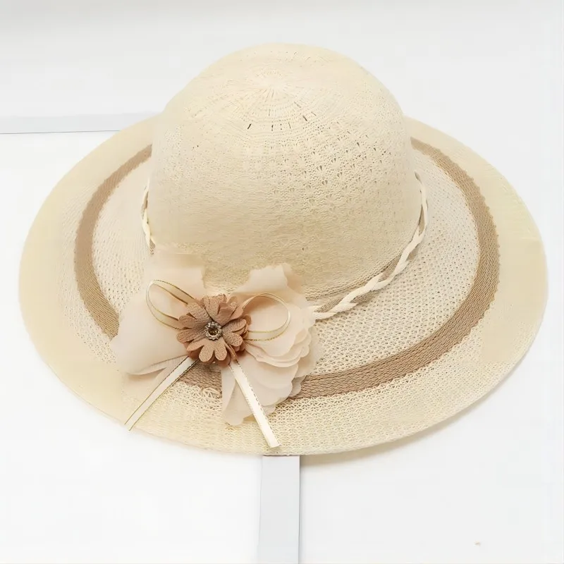 Straw Hat Women Outdoor Travel Sun Protection Scenic Spot Hat Sun Protection Hat