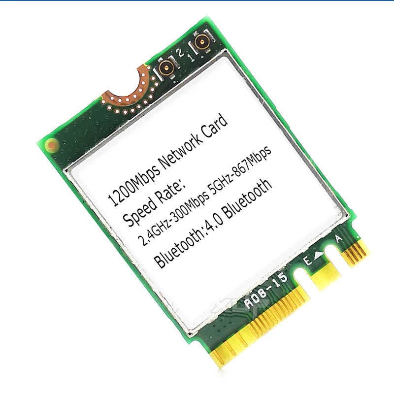 7260NGW AC デュアルバンド 2.4 グラム 5 グラムワイヤレスカード 1200Mbps Bluetooth 4.0 M.2 NGFF Wifi アダプタカードとアンテナラップトップデスクトップ