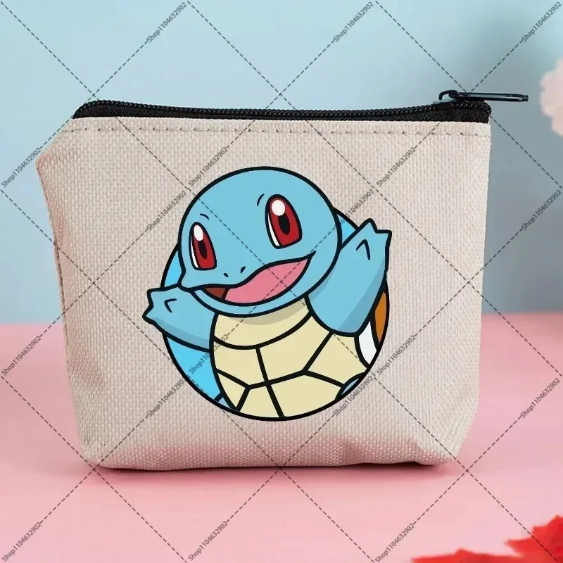 Pikachu Coin Purse Pokemon Mini Bags Cute Anime Wallet Square Key Card Bag Women Men Storage Pocket Pack Card Holder Party Gift - view 5